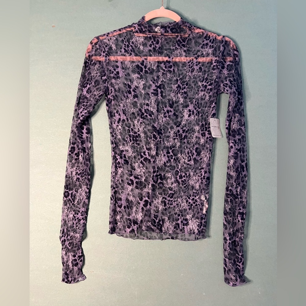 Free People Intimately Printed  Lady Lux Layering Top Size XS